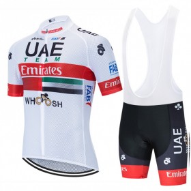 Cykeltrøje + Bib Cykelshorts 2020 UAE Team Emirates N001